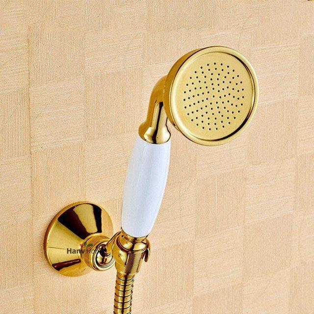 Golden shower heads