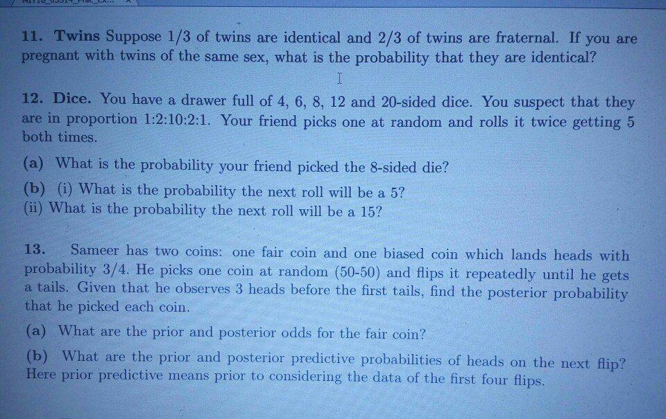 Midnight reccomend Sex of twins probability